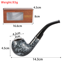 Pipe à fumer en résine et bois, économique, vente en gros