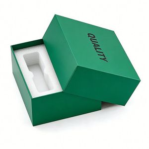 Recycled Materials Gift <b>Box</b> for Electronic Portable Charger and Mobile Power <b>Pack</b> Self Erecting Rectangle Packaging - Product Image 1