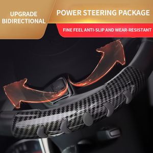 Accessoires <span class=keywords><strong>de</strong></span> voiture Conception antidérapante Couvre volant d'assistance Poignée Bouton Auxiliaire Booster Volant Antidérapant Power Sleeve - Product Image 3