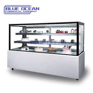 業務用単温度ベーカリーショーケース冷蔵庫 エアコン式 カウンター型 オープン扉 ガラスコンプレッサー ケーキ陳列 スーパーマーケット向け - Product Image 5