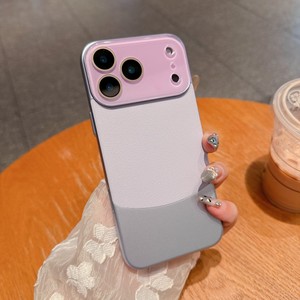 Business large window <b>camera</b> protect joint leather phone case for iPhone 17Air 12pro max simple shockproof protect cover - Product Image 3