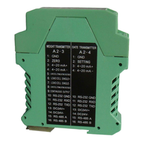Transmisor de Celda de Carga XK315A2-3/XK315A2-4 para Riel DIN con Indicador LED ABS, Amplificador de Señal de Pesaje de 0-5V/10V y 4-20mA