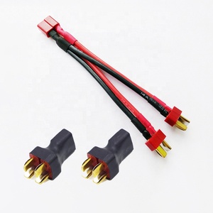 डिन्स t प्लग 1 महिला से 2 पुरुष समानांतर एडाप्टर | rc t y स्प्लिटर कनेक्टर तार केबल - Product Image 1