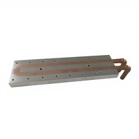 Boîtier de batterie de radiateur, échangeurs de chaleur liquides personnalisés en cuivre et en aluminium, plaques de refroidissement par eau sur mesure