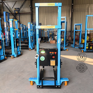 Risenmega điện Pallet Stacker $850 giá tốt đẹp 1500kg 1.6m Nâng Nền tảng tự tải dỡ tải CE chứng nhận Hướng dẫn sử dụng xe nâng hàng - Product Image 6