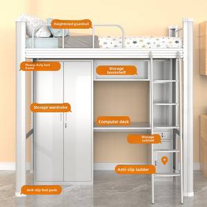 Ensemble de lits de dortoir en métal sur mesure avec un design moderne pour les étudiants, à utiliser dans la <span class=keywords><strong>chambre</strong></span> et l'appartement - Product Image 2