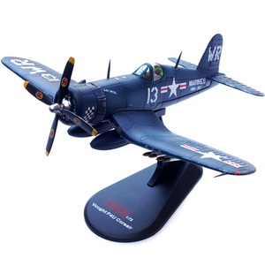 Avión de combate pirata americano 312nd escuadrón de tablero de ajedrez modelo de avión adorno de simulación 1: 72 - Product Image 1