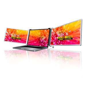 Plus grand écran de jeu ordinateur portable split display extender 15.6 pouces Tri-écran moniteur portable pour station de travail WIN/<span class=keywords><strong>MAC</strong></span> - Product Image 1