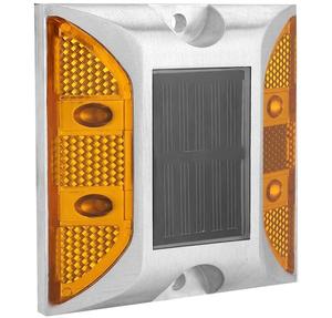 IP68 वाटरप्रूफ पीले एल्यूमीनियम आवास ने सड़क के स्टड स्मार्ट सौर ऊर्जा से चलने वाली बिल्ली की आंखें - Product Image 1