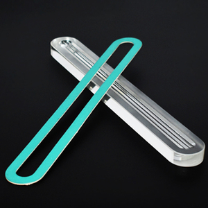 زجاج مقياس مستوى البوروسيليكات الصناعي عالي المقاومة للضغط لمعدات الغلايات 400 ° درجة حرارة التشغيل C - Product Image 2