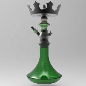 Cachimba Shisha de Madera Personalizada al por Mayor Cachimba Árabe de Acero Inoxidable Producción de Hookah - Product Image 5
