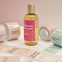 Étiquettes autocollantes en vinyle doré pour produits cosmétiques de luxe personnalisés, impression d'étiquettes de bouteilles, impression d'étiquettes imperméables