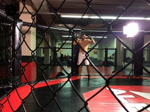 Meilleures ventes <span class=keywords><strong>Cage</strong></span> de <span class=keywords><strong>MMA</strong></span> de boxe noire d'occasion, cages de <span class=keywords><strong>MMA</strong></span> octogonales à vendre, panneaux de <span class=keywords><strong>cage</strong></span> de <span class=keywords><strong>MMA</strong></span> faciles à installer avec logo client - Product Image 6