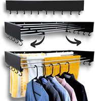 Séchoir à linge pliable multifonctionnel et peu encombrant