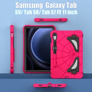 Nueva Funda Protectora de Silicona para Tablet Infantil, Resistente a Golpes, con Soporte, para <span class=keywords><strong>Samsung</strong></span> Galaxy <span class=keywords><strong>Tab</strong></span> S9 FE S8 S7 A9 <span class=keywords><strong>Plus</strong></span> - Product Image 2