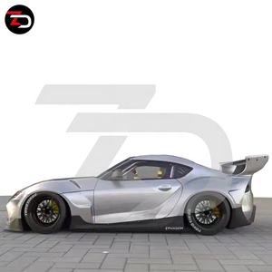 การออกแบบร้อนจรวดกระต่ายชุดร่างกายกว้างสําหรับ GR <span class=keywords><strong>Supra</strong></span> MK5 A90 J29 ด้านหน้า lip ล้อคิ้วสูงสปอยเลอร์ด้านข้างกระโปรง - Product Image 3