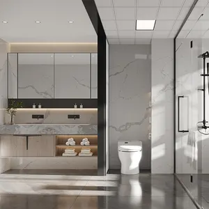 Italian House Furniture Supplier Bath Vanity Floating Marble Cabinet Bathroom Vanities Cabinets With Sink