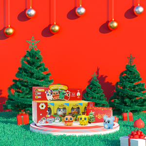 Tuyệt vời món quà giáng sinh cho trẻ em nhà máy giá bán buôn mini dễ thương động vật hình ảnh giáng sinh Hộp quà tặng 12 cái Loa di động - Product Image 6