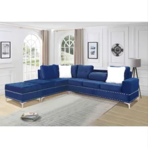 American Modern fabric sectional couch with USB with Blue Speaker Function for Wholesale Living room Furniture Sofa Set