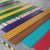 Carreaux de plafond en plastique noir 25mm Revêtement de plafond en PVC Cielo Raso De Pvc Techo Panneau de plafond intérieur De Techo De Pvc Panneau mural