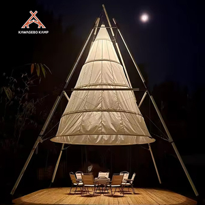 <span class=keywords><strong>Tenda</strong></span> Kawagebo Kamp da 3,5m, 5m da Esterno in Oxford per Glamping, <span class=keywords><strong>Tenda</strong></span> Piramidale Indiana a Lanterna in <span class=keywords><strong>Bambù</strong></span> Tipi Teepee, <span class=keywords><strong>Tenda</strong></span> da Campeggio di Lusso per Feste - Product Image 4