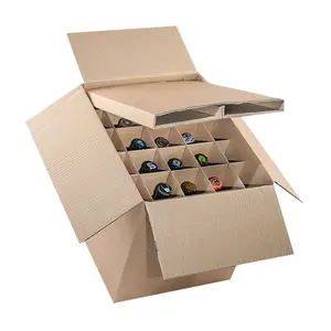 瓦楞纸箱豪华酒盒包装礼品盒定制标志