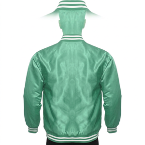2025 Varsity Baseball Jacket for <b>Men</b> Customizable Logo Embroidery Collar Woven Fabric Letterman Jackets - Product Image 1