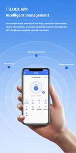 แอป Glomarket ควบคุมล็อคโรงแรมอัจฉริยะด้วยลายนิ้วมือ ระบบไบโอเมตริกซ์ รหัสผ่านดิจิตอลอิเล็กทรอนิกส์ Cerradura Inteligente Tuya LK0151 Smart - Product Image 5
