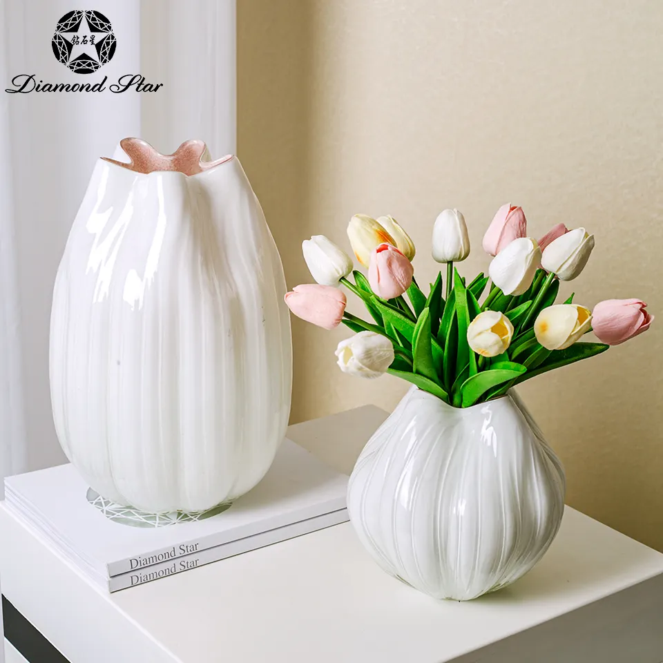 Diamond Star Elegance wedding vaso floreale unico fiore vasi nordici in vetro all'ingrosso per la decorazione
