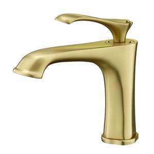 Brass Basin Faucet Single Handle <b>Deck</b> Mounted Ceramic Valve Core 2gpm Flow Rate For Bathroom Sink - Product Image 5