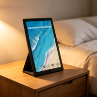Terminal tactile Android vertical en forme de L de 15,6 pouces, écran IPS, caméra intégrée, micro, RJ45, WIFI, tablette interactive de bureau commerciale