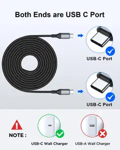 Bán buôn 1m 2M 3m loại C USB cáp điện thoại di động sạc USB sạc USB C Cáp dữ liệu sạc nhanh Type-C sạc cáp