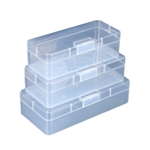 Transparent PP Storage Box With Lid Rectangle Shape Office Organizer Plastic Sample Container For Parts Storage - Product Image 5