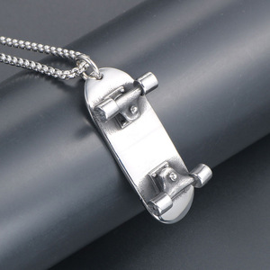 Collar con Colgante de Scooter de Acero Inoxidable, Joyería Unisex para Regalo SP798 - Product Image 5
