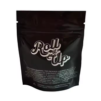 Sac à fermeture éclair personnalisé noir mat avec impression numérique fenêtre givrée pochette en mylar en plastique PET flexible transparent emballage du logo de la vie quotidienne