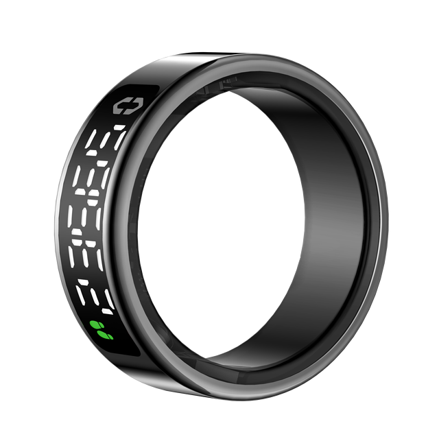 2026 New Smart Ring Health Tracker IP68 Waterproof Heart Rate Sleep Monitor Blood Oxygen Fitness Tracker Smart Ring for Men