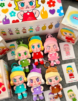 Vente en gros POP MART Angry Molly Angry Energy Series Pendentif porte-clés en peluche, Jouets en peluche personnage Molly, Breloque de sac et porte-clés