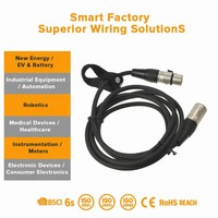 Arnés de Cableado con Conector Multipolar Impermeable Personalizado para Interfaces de Señal y Alimentación Externas de Cámaras Profesionales