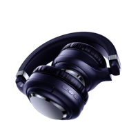 Headphone nirkabel dengan Mic, headphone nirkabel dengan Mic suara Stereo olahraga tahan air Headset teleskopik Game Over-Ear tipe-c