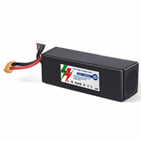 Baterai LiHV Racing 6S 22.8V 1300mAh 115C XT90 Extreme Discharge FPV Drone LiPo untuk Kompetisi Quadcopter Kecepatan Tinggi 800 Cycle