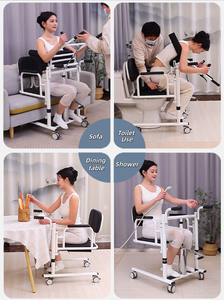 Factory Moving Machine Buy Paralyzed Chair Elderly Hydraulic Lift Assisted Transfer Lift Shift Chair Patient Transfer Chair - Product Image 2