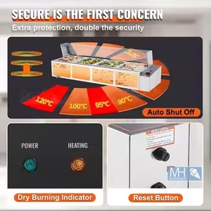 เบนมารีเทอร์โมสแตท1500W สแตนเลสสตีลสำหรับโรงแรม - Product Image 4