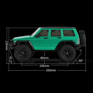 AX-8562 1:18 quy mô 12 + km/h RC leo núi Xe ô tô Cherokee mô hình mô phỏng 2.4GHz điều khiển từ xa off-road xe đồ chơi Quà tặng sinh nhật - Product Image 6