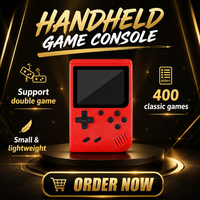 Console de jeu portable en gros, 400 jeux en un, classique et nostalgique, console de jeu rechargeable pour deux joueurs