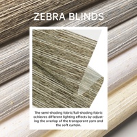 Persianas Enrollables Zebra Aislantes de Poliéster para Ventanas Integradas Personalizadas Allbright