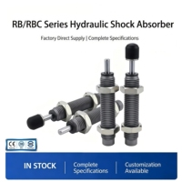 Amortisseur hydraulique série RBC/RB, type tampon amortisseur, pour bras robotique, pièces de machine de tampographie pour machines industrielles