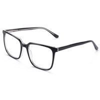 Monture de lunettes rectangulaire classique Elan Optical RD26085 de bonne qualité, monture intégrale unisexe en acétate, lunettes optiques écologiques