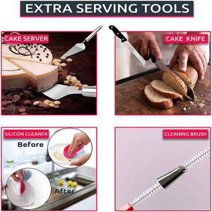 Juego <span class=keywords><strong>de</strong></span> Boquillas y Moldes para Pasteles Ecológicos, Herramientas <span class=keywords><strong>de</strong></span> Decoración <span class=keywords><strong>de</strong></span> Pasteles <span class=keywords><strong>de</strong></span> Acero Inoxidable y Plástico para Hornear, las Mejores Herramientas para Cocinar DIY - Product Image 4