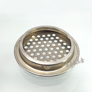 Couvercle d'aération en acier inoxydable, ouverture de 53 mm, fixation par vis, utilisation en intérieur - Product Image 1