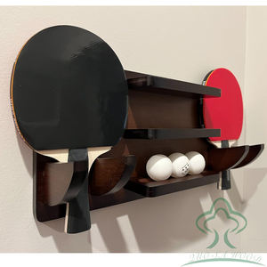 Soporte para Paleta <span class=keywords><strong>de</strong></span> ping pong, exhibición <span class=keywords><strong>de</strong></span> raqueta <span class=keywords><strong>de</strong></span> <span class=keywords><strong>tenis</strong></span> <span class=keywords><strong>de</strong></span> mesa montada <span class=keywords><strong>en</strong></span> la pared para 6 paletas y 12 Almacenamiento <span class=keywords><strong>de</strong></span> bolas, organizador <span class=keywords><strong>de</strong></span> accesorios <span class=keywords><strong>de</strong></span> ping pong - Product Image 3